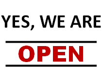 We are Open Sign Template